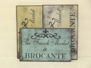 $25. FRENCH...BROCANTE: 7" X 12"